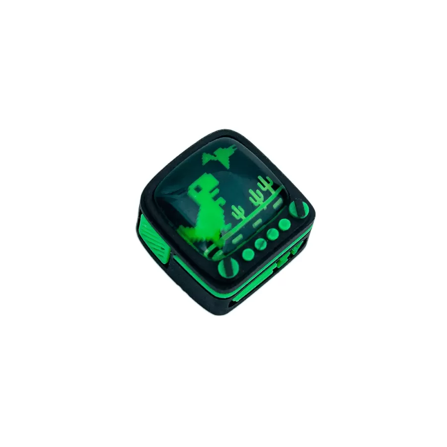 No Internet Dino Artisan Neon Green